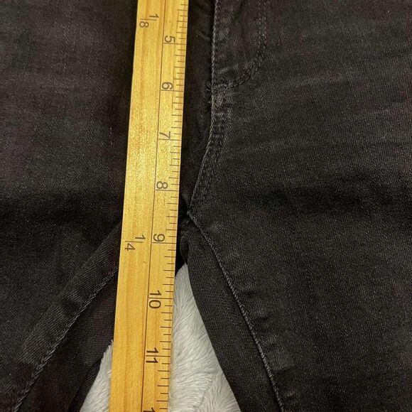 Adriano Goldschmied Jeans Womens 28R Black The Middi Ankle Mid Rise Denim - Picture 14 of 14